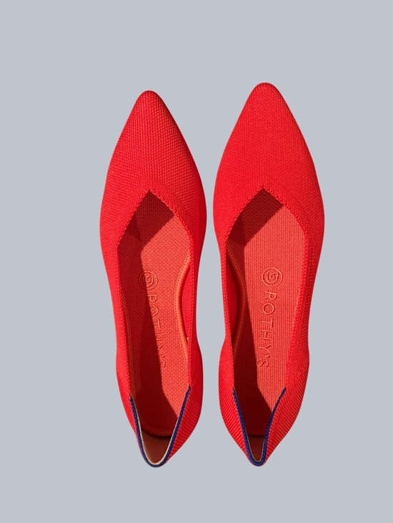 Rothy's Shoes - Rothy's Red Pointed Knit Flats Size 8
